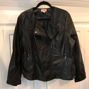 Women’s faux leather jacket